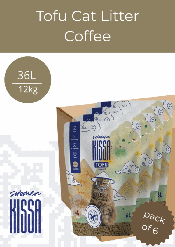 Suomen Kissa Комкующийся наполнитель с кофе 6L - Image 2