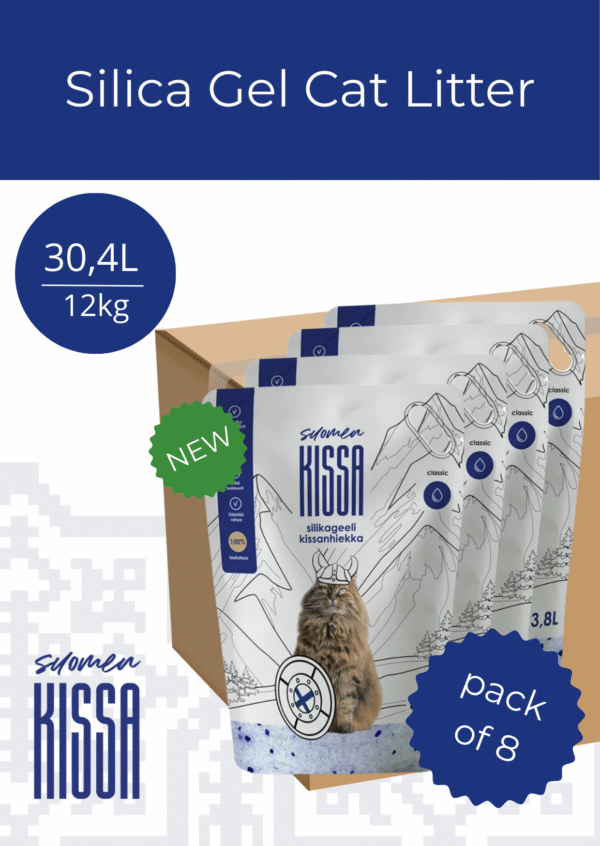 Наполнитель для кошек силикагелевый Suomen Kissa, 3.8L/1.5KG - Image 2